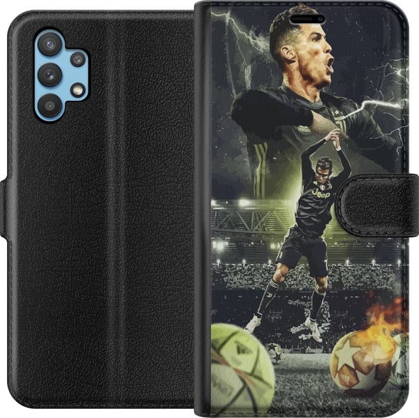 Yhteensopiva Lompakkokotelo Samsung Galaxy A32 5G Ronaldo