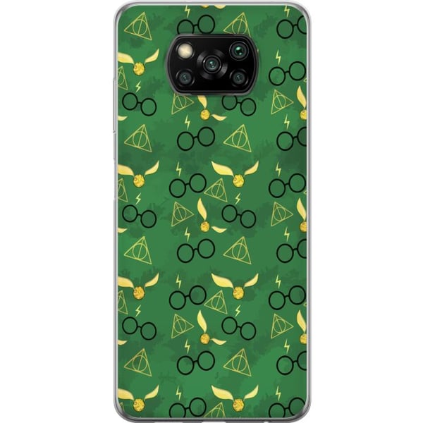 Kompatibel Mobilcover til Xiaomi Poco X3 NFC Harry Potter-briller Det Gyldne Lyn Dødsregalierne magisk design med mystik og troldmandsstemning