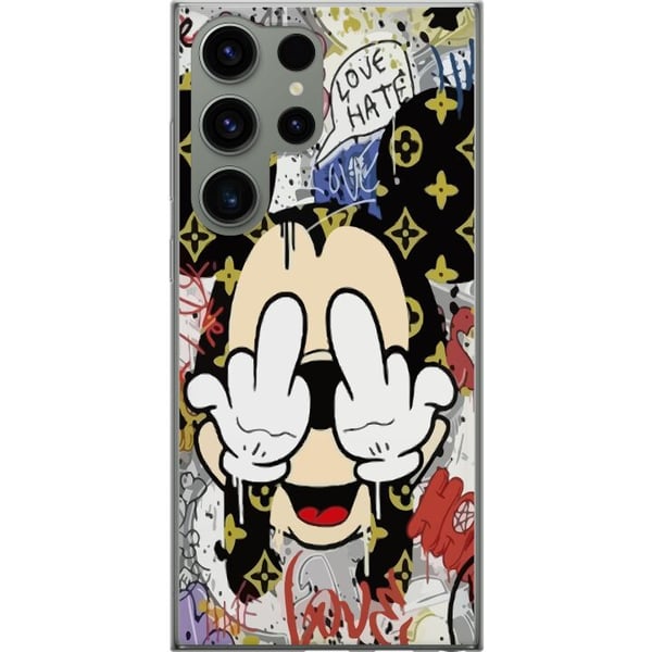 Kompatibel Mobilcover til Samsung Galaxy S23 Ultra Mickey Mouse F-YOU Kompatibel Mobilcover til Samsung Galaxy S23 Ultra Mickey Mouse F-YOU