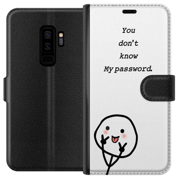Kompatibelt Lommeboketui til Samsung Galaxy S9+ Du Kjenner Ikke Mitt Passord Kompatibelt Lommeboketui til Samsung Galaxy S9+ Du Kjenner Ikke Mitt Passord