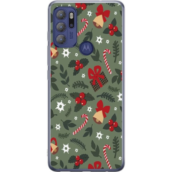 Kompatibel Mobilcover til Motorola Moto G60S Glædelig Jul mønster