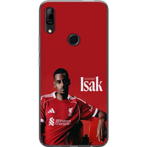 Kompatibel Mobilcover til Huawei P Smart Z Alexander Isak fodboldplakat Liverpool-trøje Sveriges landshold angriber Premier League forward-design