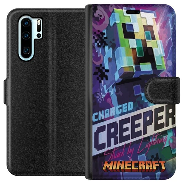 Yhteensopiva Lompakkokotelo Huawei P30 Pro Minecraft