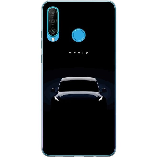 Kompatibelt Mobilskal till Huawei P30 lite Tesla
