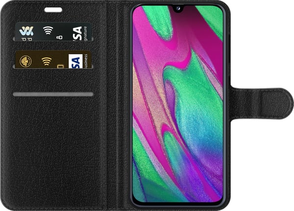 Kompatibelt Plånboksfodral till Samsung Galaxy A40 Blommor