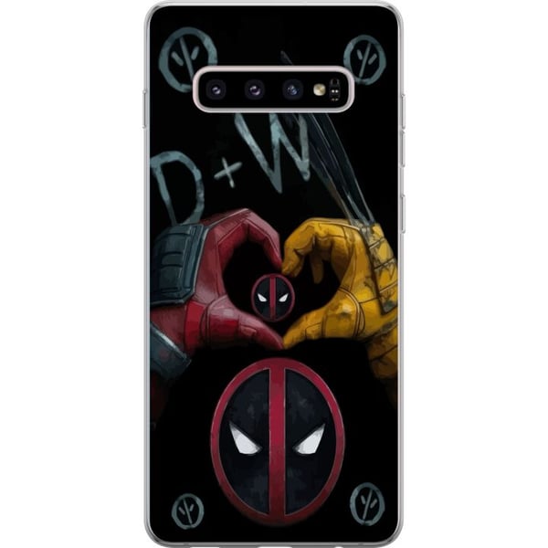 Kompatibel Mobilcover til Samsung Galaxy S10+ Deadpool & Wolverine Kærlighed