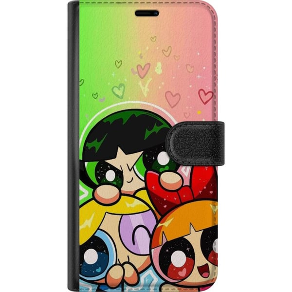Kompatibelt Plånboksfodral till Samsung Galaxy A32 5G Powerpuff Girls Cartoon Superheroes