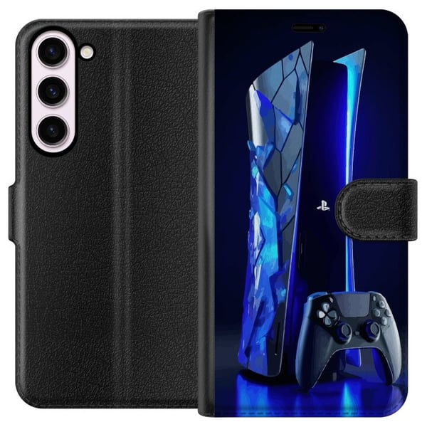 Kompatibelt Lommeboketui til Samsung Galaxy S23+ PS5 Kompatibelt Lommeboketui til Samsung Galaxy S23+ PS5