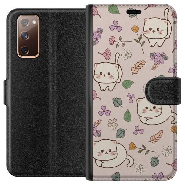 Kompatibel Tegnebogsetui til Samsung Galaxy S20 FE Katte