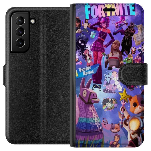 Kompatibel Tegnebogsetui til Samsung Galaxy S21+ 5G Fortnite Kompatibel Tegnebogsetui til Samsung Galaxy S21+ 5G Fortnite
