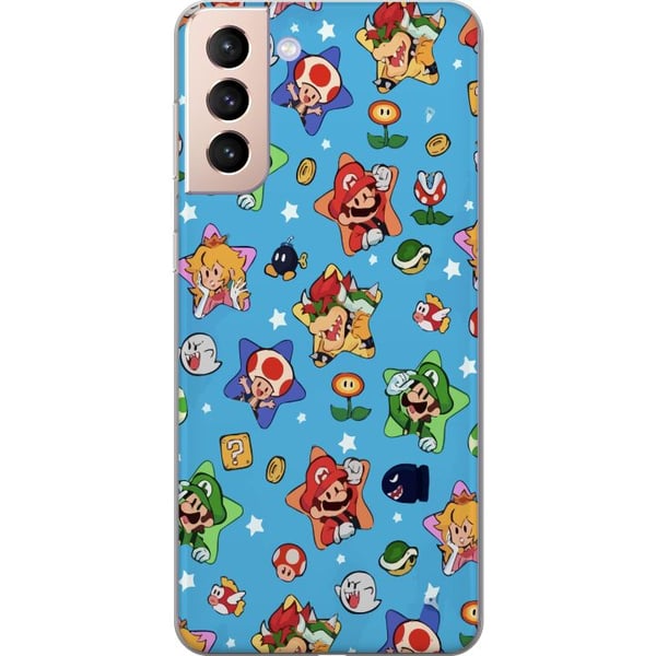 Kompatibel Mobilcover til Samsung Galaxy S21 Nintendo Mario Switch-spilfigur Kompatibel Mobilcover til Samsung Galaxy S21 Nintendo Mario Switch-spilfigur
