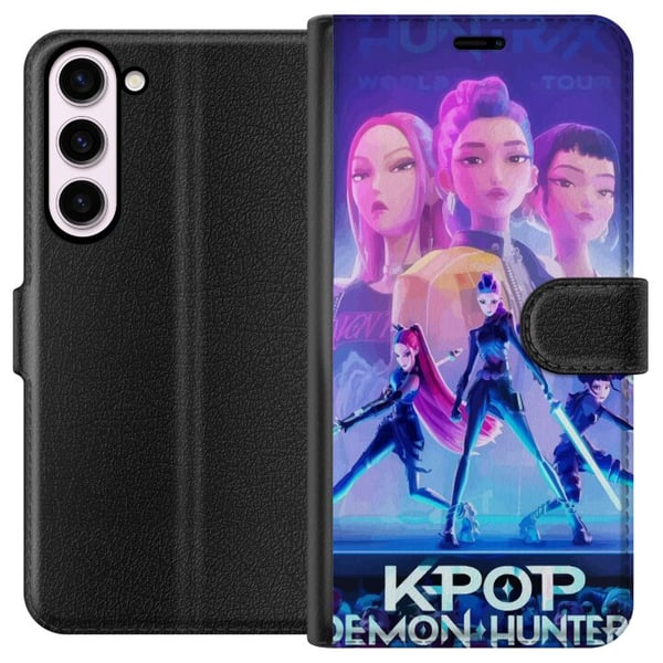 Kompatibelt Lommeboketui til Samsung Galaxy S23+ Dukke KPop Demon Hunters animekarakter Kompatibelt Lommeboketui til Samsung Galaxy S23+ Dukke KPop Demon Hunters animekarakter