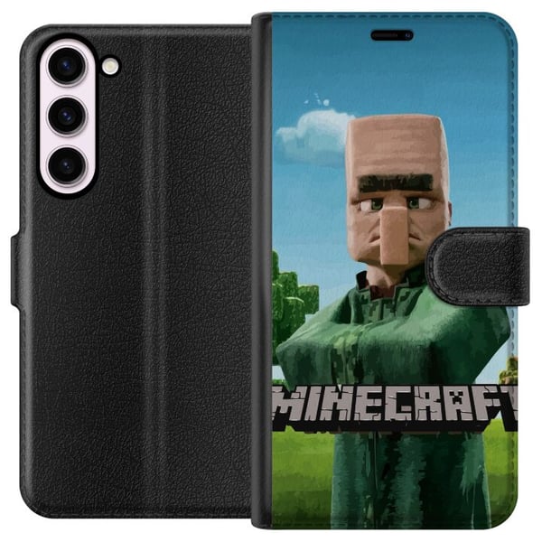 Kompatibel Tegnebogsetui til Samsung Galaxy S23+ A Minecraft Movie