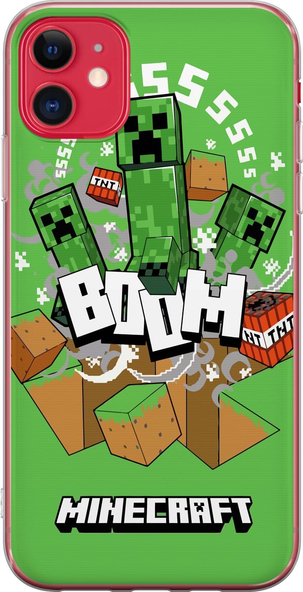 Yhteensopiva Puhelinkuori Apple iPhone 11 Minecraft Boom