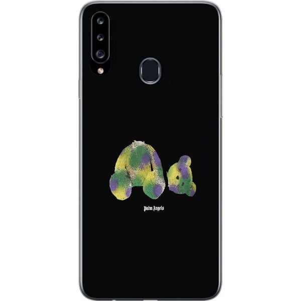 Kompatibelt Mobildeksel til Samsung Galaxy A20s Palm Angels Teddy Kompatibelt Mobildeksel til Samsung Galaxy A20s Palm Angels Teddy