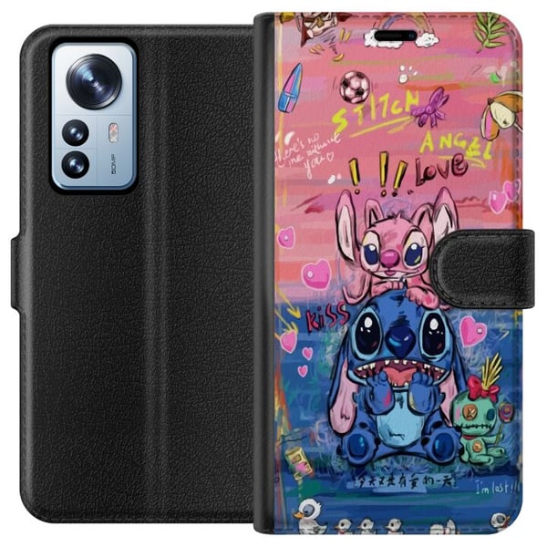 Yhteensopiva Lompakkokotelo Xiaomi 12 Pro Stitch taide