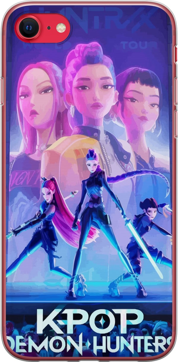 Kompatibel Mobilcover til Apple iPhone SE (2020) Dukke KPop Demon Hunters animekarakter