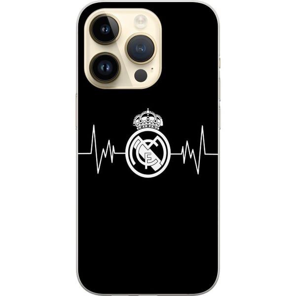 Kompatibelt Mobilskal till Apple iPhone 14 Pro Real Madrid CF Kompatibelt Mobilskal till Apple iPhone 14 Pro Real Madrid CF