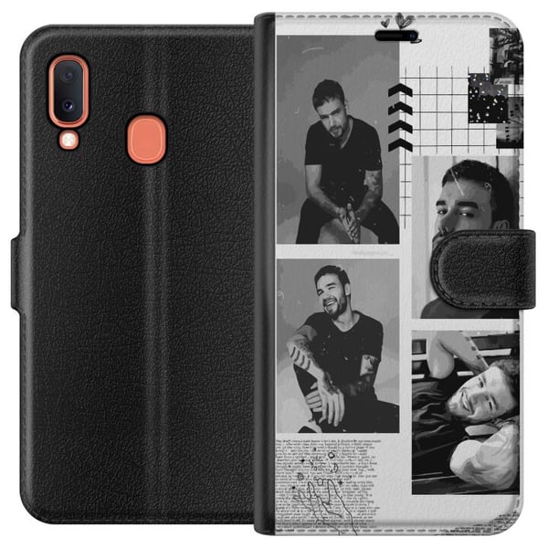 Kompatibelt Plånboksfodral till Samsung Galaxy A20e Liam Payne Kompatibelt Plånboksfodral till Samsung Galaxy A20e Liam Payne