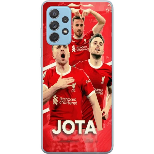 Kompatibelt Mobildeksel til Samsung Galaxy A52 5G Liverpool Jota plakat Portugal spiss angriper Premier League Reds fotball spiller klubb design kuns Kompatibelt Mobildeksel til Samsung Galaxy A52 5G Liverpool Jota plakat Portugal spiss angriper Premier League Reds fotball spiller klubb design kuns