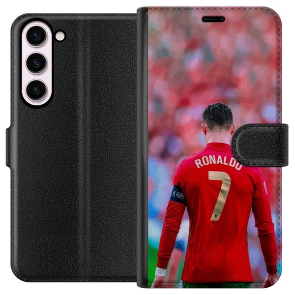 Kompatibel Tegnebogsetui til Samsung Galaxy S23+ Ronaldo Kompatibel Tegnebogsetui til Samsung Galaxy S23+ Ronaldo