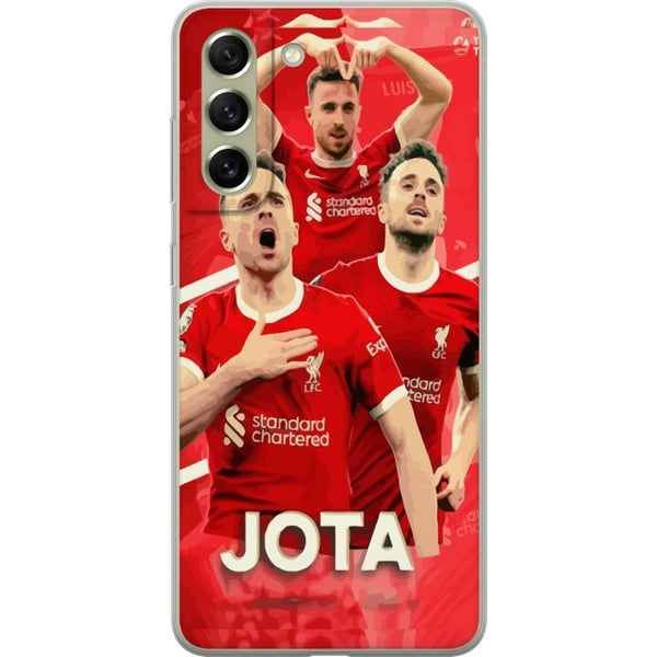 Kompatibelt Mobildeksel til Samsung Galaxy S21 FE 5G Liverpool Jota plakat Portugal spiss angriper Premier League Reds fotball spiller klubb design k