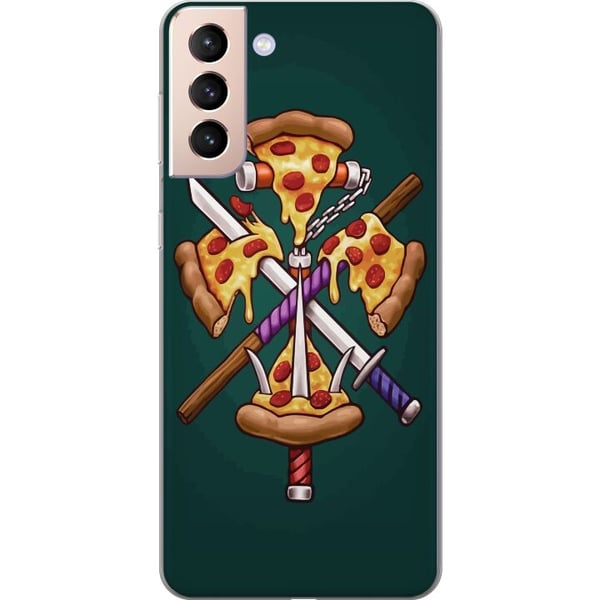 Kompatibelt Mobildeksel til Samsung Galaxy S21 Pizza