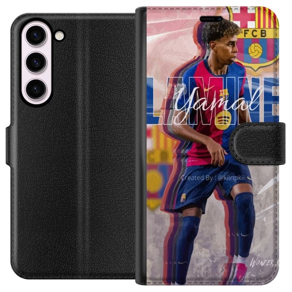 Kompatibel Tegnebogsetui til Samsung Galaxy S23+ Lamine Yamal FCB Kompatibel Tegnebogsetui til Samsung Galaxy S23+ Lamine Yamal FCB