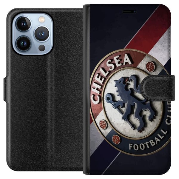 Yhteensopiva Lompakkokotelo Apple iPhone 13 Pro Chelsea FC:n 3D-tyylinen tunnus, jossa on sinisiä, valkoisia ja punaisia yksityiskohtia, jotka luovat Yhteensopiva Lompakkokotelo Apple iPhone 13 Pro Chelsea FC:n 3D-tyylinen tunnus, jossa on sinisiä, valkoisia ja punaisia yksityiskohtia, jotka luovat
