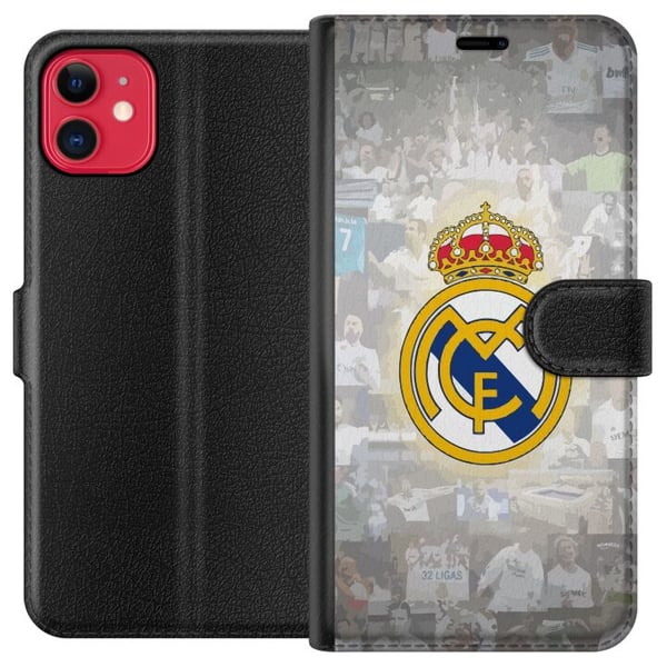 Kompatibelt Plånboksfodral till Apple iPhone 11 Real Madrid Kompatibelt Plånboksfodral till Apple iPhone 11 Real Madrid