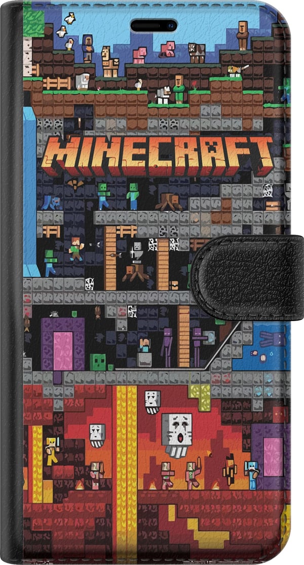 Kompatibelt Plånboksfodral till Samsung Galaxy S21 Minecraft