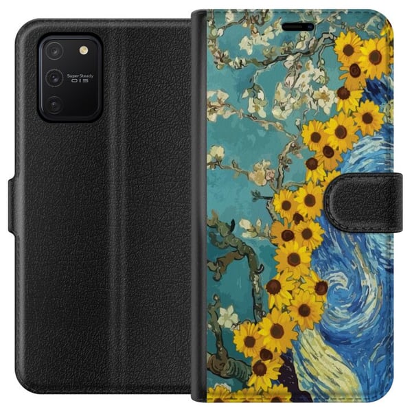 Kompatibelt Lommeboketui til Samsung Galaxy S10 Lite Van Gogh plakat solsikke Stjernenatt kunst blomster maleri kunstnerisk retro kunst impresjonisme Kompatibelt Lommeboketui til Samsung Galaxy S10 Lite Van Gogh plakat solsikke Stjernenatt kunst blomster maleri kunstnerisk retro kunst impresjonisme