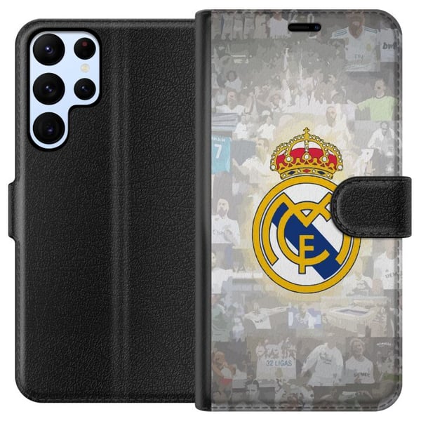 Yhteensopiva Lompakkokotelo Samsung Galaxy S22 Ultra 5G Real Madrid