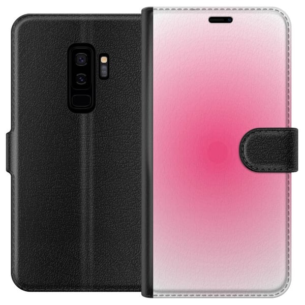 Kompatibelt Plånboksfodral till Samsung Galaxy S9+ Rosa Moln