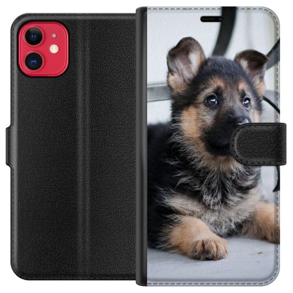 Kompatibelt Plånboksfodral till Apple iPhone 11 Schäfer Puppy