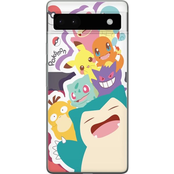 Kompatibelt Mobilskal till Google Pixel 6a Pokemon