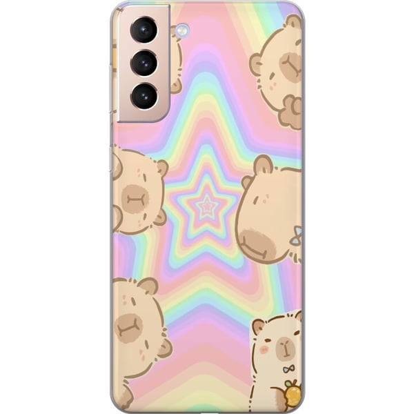 Yhteensopiva Puhelinkuori Samsung Galaxy S21 Kawaii Capybara Galaxy Söpö Anime Eläin Avaruusteema Kawaii Trendi Lahja TikTok-suunnittelu Yhteensopiva Puhelinkuori Samsung Galaxy S21 Kawaii Capybara Galaxy Söpö Anime Eläin Avaruusteema Kawaii Trendi Lahja TikTok-suunnittelu