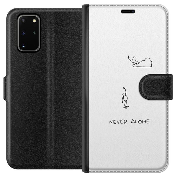 Yhteensopiva Lompakkokotelo Samsung Galaxy S20+ Ei koskaan yksin Yhteensopiva Lompakkokotelo Samsung Galaxy S20+ Ei koskaan yksin