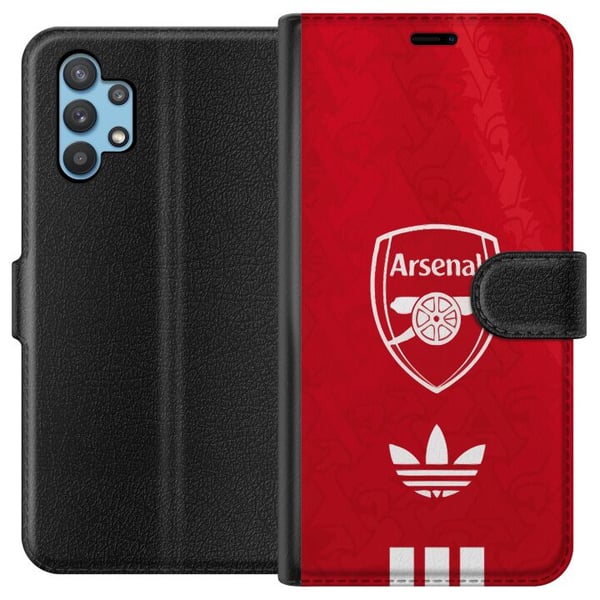 Kompatibelt Plånboksfodral till Samsung Galaxy A32 5G Arsenal Football Premier League Club