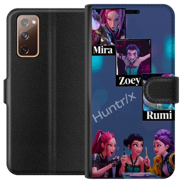 Kompatibelt Plånboksfodral till Samsung Galaxy S20 FE K-pop Mira Zoey Rumi – Färgglada karaktärer i futuristisk illustration