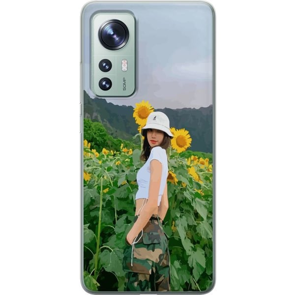 Kompatibelt Mobilskal till Xiaomi 12 Lisa Blackpink Sunflower Kpop Idol