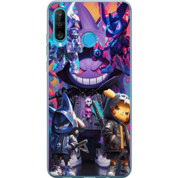 Kompatibel Mobilcover til Huawei P30 lite Pokemon