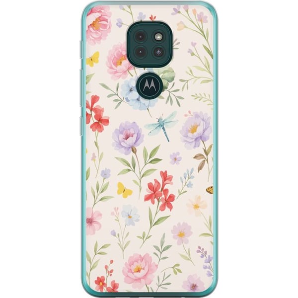 Kompatibel Mobilcover til Motorola Moto G9 Play Blomster