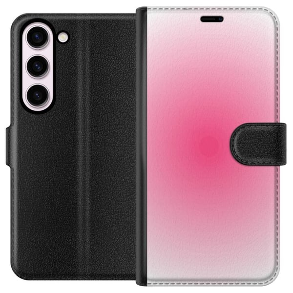 Yhteensopiva Lompakkokotelo Samsung Galaxy S23 Pinkki Pilvi
