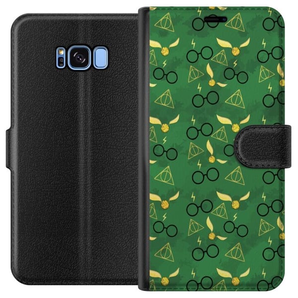Yhteensopiva Lompakkokotelo Samsung Galaxy S8 Harry Potter -lasit Kultainen sieppi Kuoleman varjelukset maaginen muotoilu, jossa on mystiikkaa ja vel Yhteensopiva Lompakkokotelo Samsung Galaxy S8 Harry Potter -lasit Kultainen sieppi Kuoleman varjelukset maaginen muotoilu, jossa on mystiikkaa ja vel