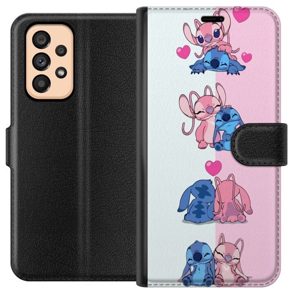 Kompatibelt Plånboksfodral till Samsung Galaxy A53 5G Lilo & Stitch
