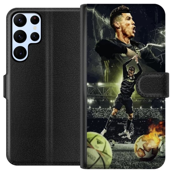 Yhteensopiva Lompakkokotelo Samsung Galaxy S22 Ultra 5G Ronaldo