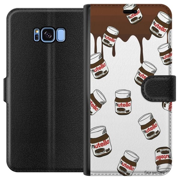 Kompatibelt Plånboksfodral till Samsung Galaxy S8 Nutella Kawaii Dessert Cute Sweet