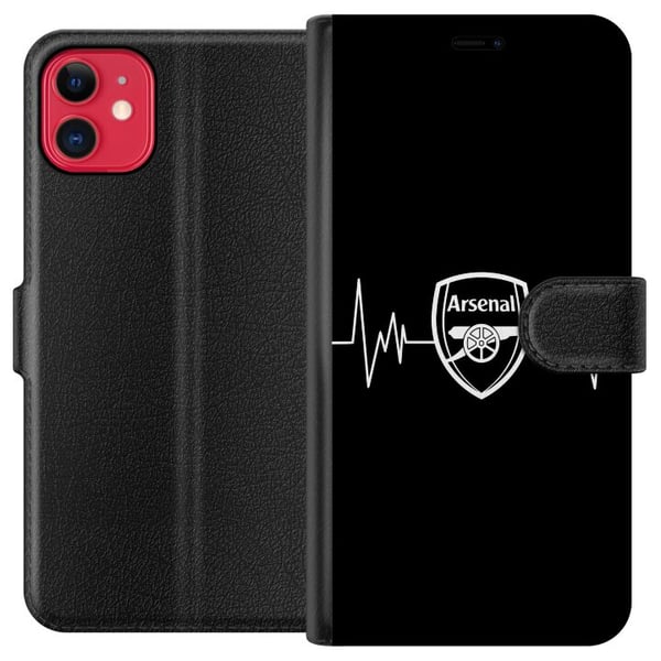 Kompatibel Tegnebogsetui til Apple iPhone 11 Arsenal Kompatibel Tegnebogsetui til Apple iPhone 11 Arsenal
