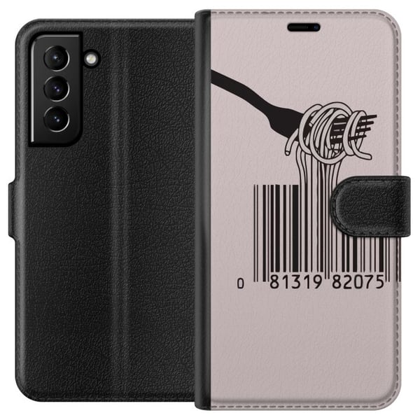 Kompatibelt Lommeboketui til Samsung Galaxy S21+ 5G Pasta Kode Kompatibelt Lommeboketui til Samsung Galaxy S21+ 5G Pasta Kode